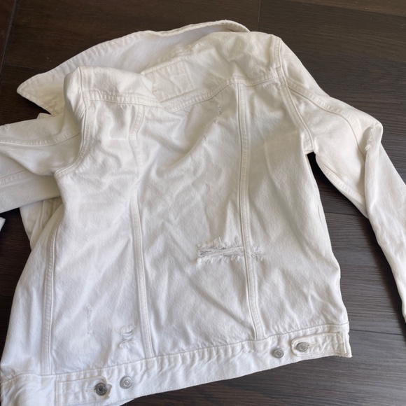 WHITE Levi denim jacket - Picture 2 of 3